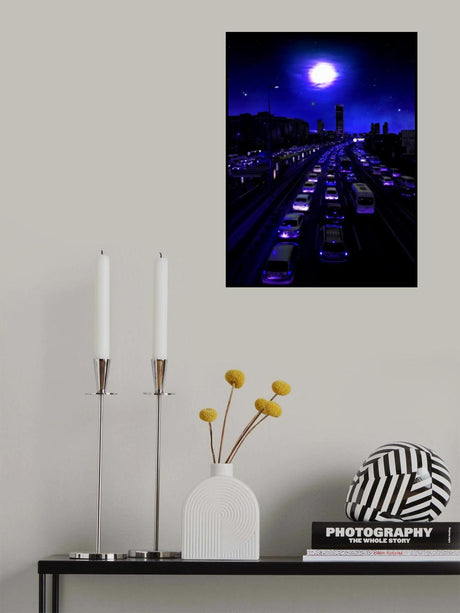 Neon Traffic Poster och Canvastavla