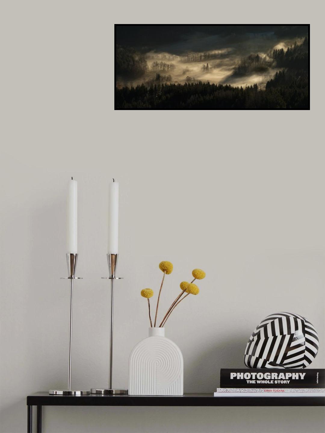 Fire and Ice II Poster och Canvastavla