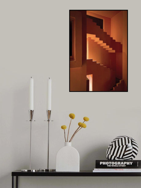Night Orange Poster och Canvastavla