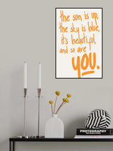 You Are Beautiful (vers.2) Poster och Canvastavla