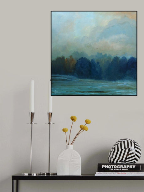 Night Fading In the Woods Poster och Canvastavla