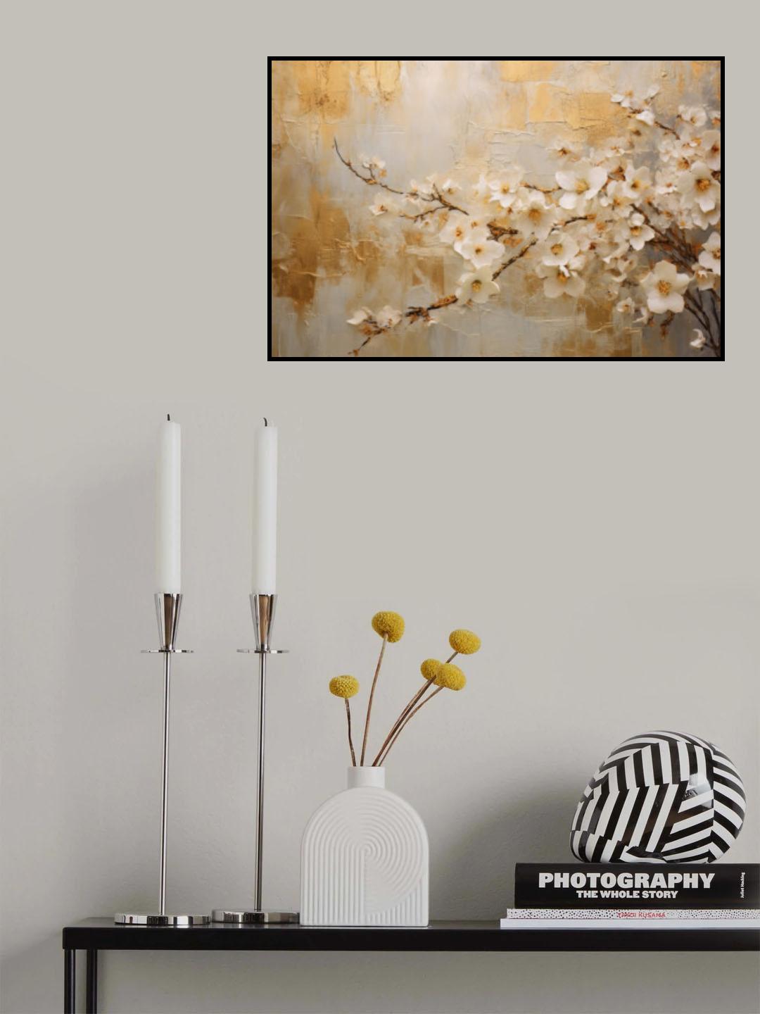 Fa Vintage Floral 75 Poster och Canvastavla