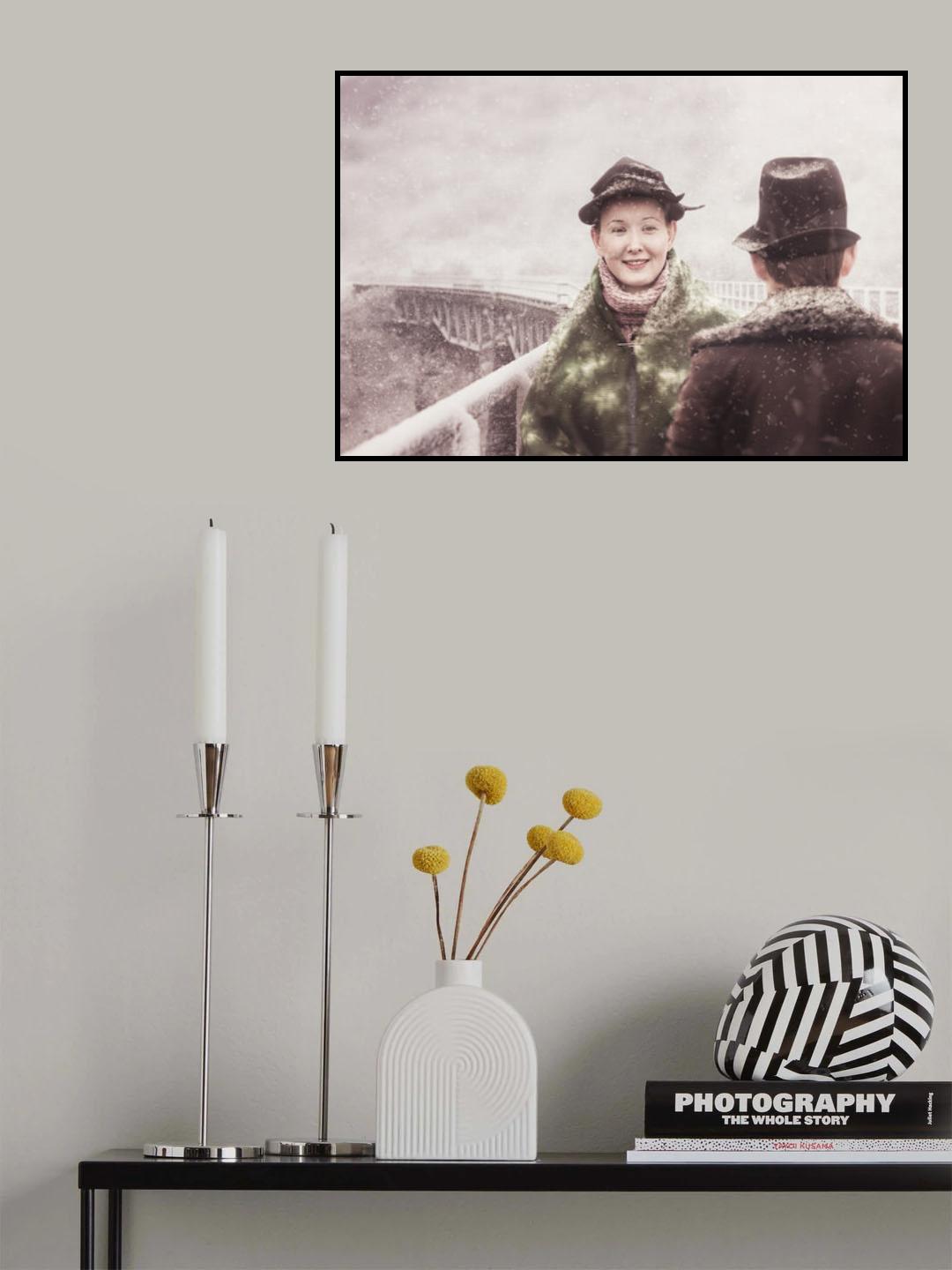 The unexpected meeting Poster och Canvastavla