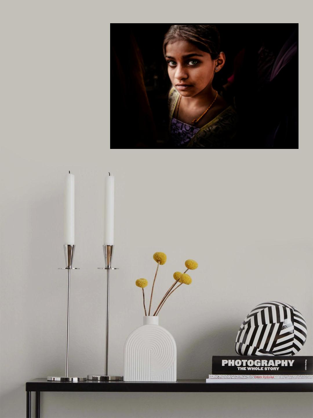 Volti tra la folla Poster och Canvastavla