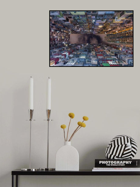 Monster Building Poster och Canvastavla