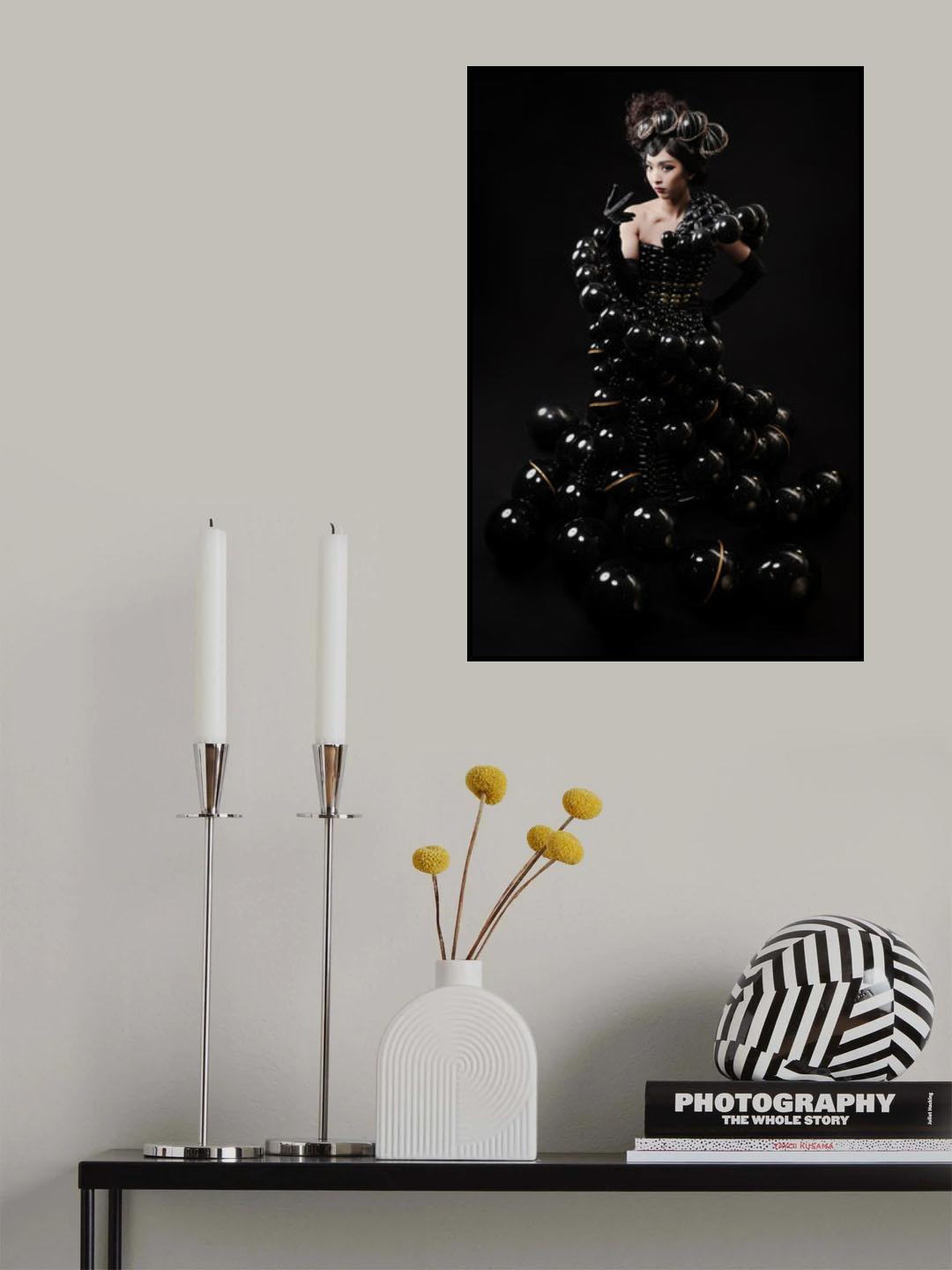 balloon dress lady Poster och Canvastavla