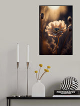 Flower in Morning Sun Poster och Canvastavla