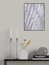 Abstract in White Poster och Canvastavla