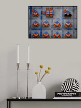 Patterns of tables Poster och Canvastavla