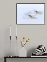 Cranes in art Poster och Canvastavla