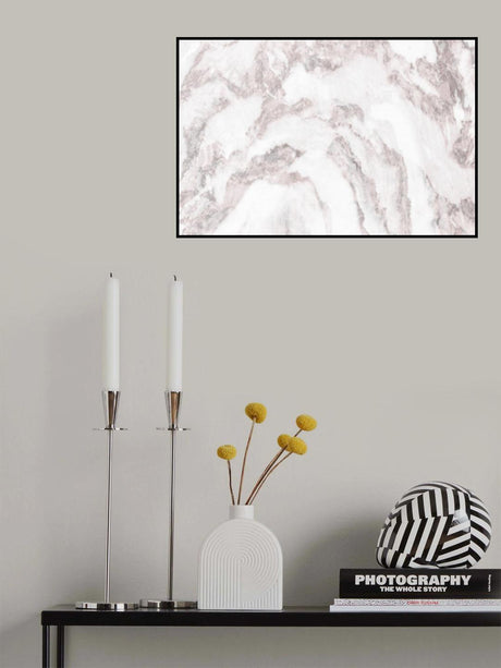 White Marble Mountain 01 Poster och Canvastavla