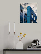 Blue facade Poster och Canvastavla