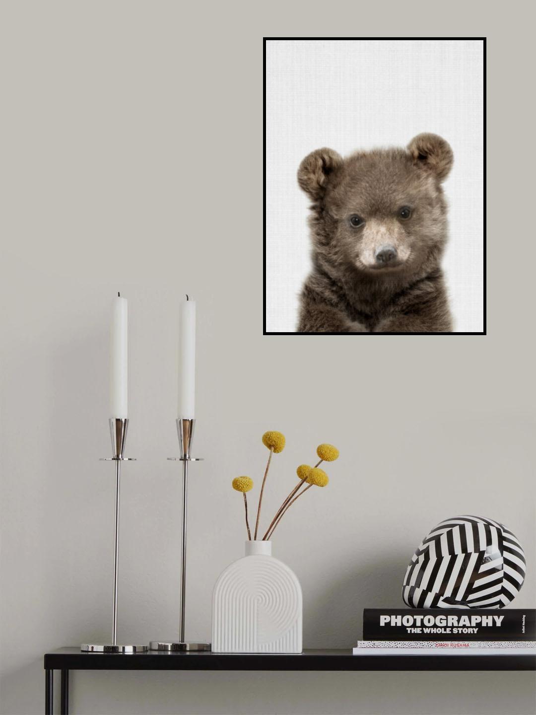 Peekaboo Baby Bear Poster och Canvastavla