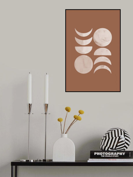 Moon Phase No.3 Poster och Canvastavla