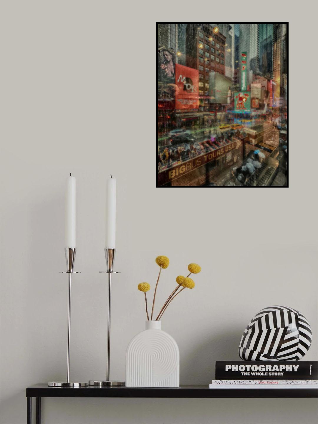 bustling city Poster och Canvastavla