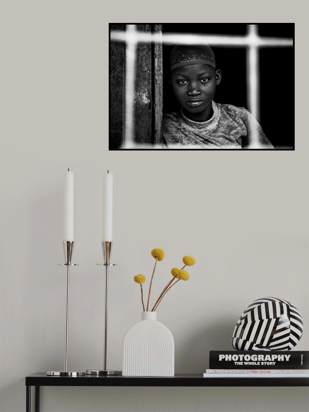 Boy from Benin-II Poster och Canvastavla