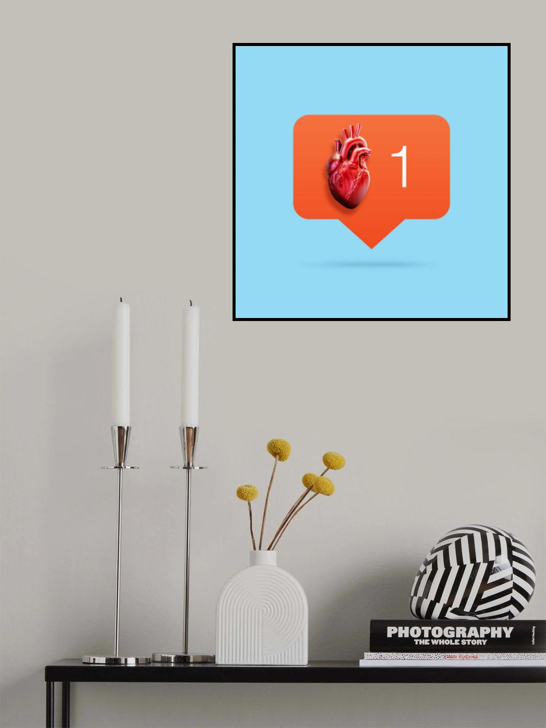 Like from Heart Poster och Canvastavla