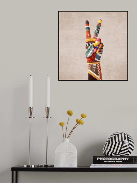 Hand V Poster och Canvastavla