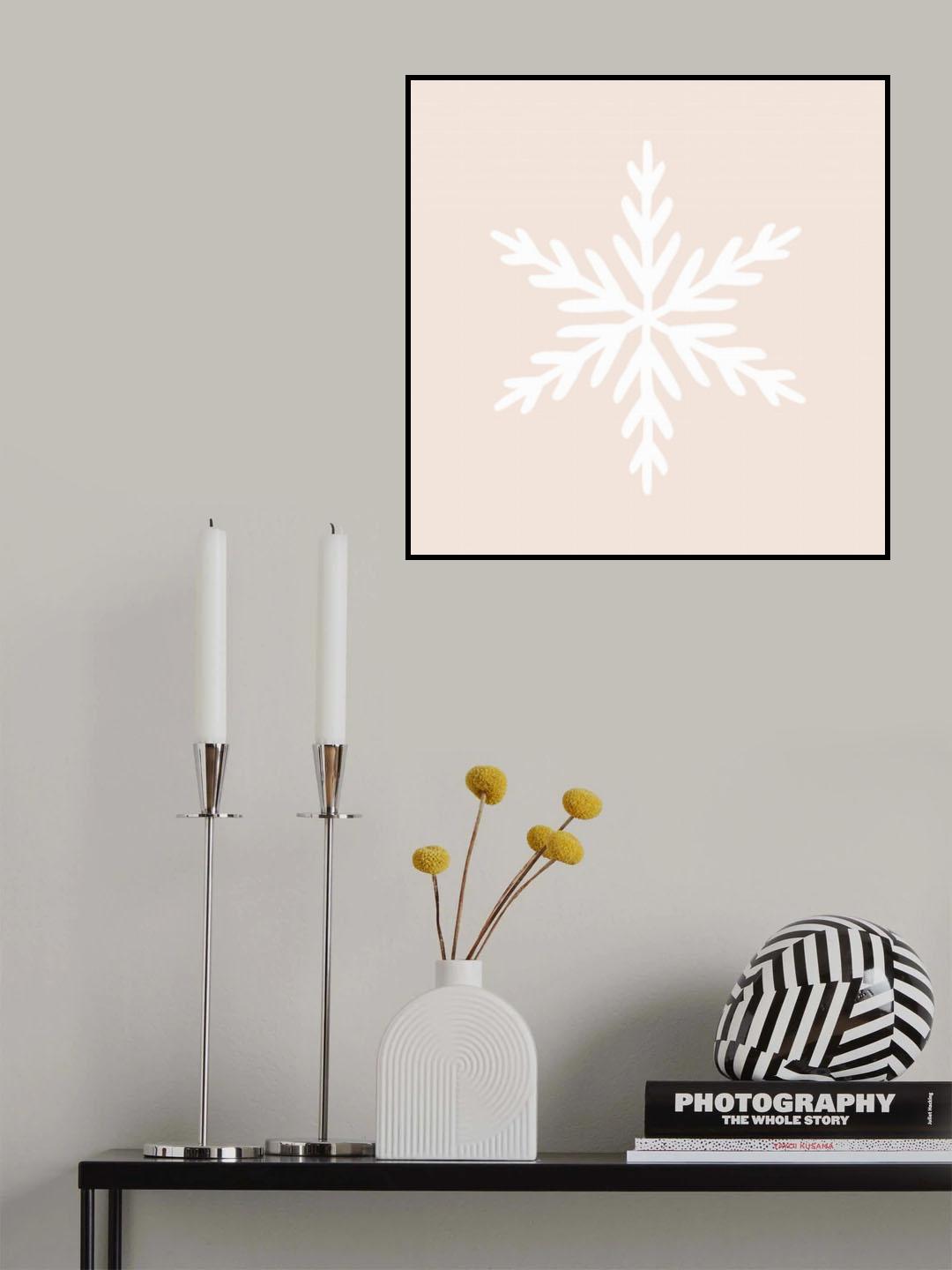 Snowflake Poster och Canvastavla