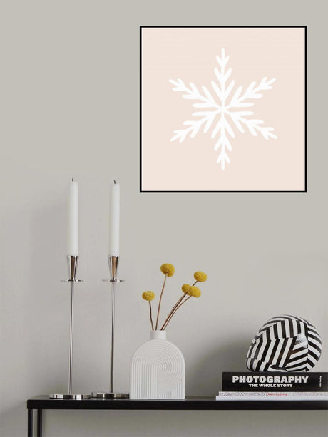 Snowflake Poster och Canvastavla