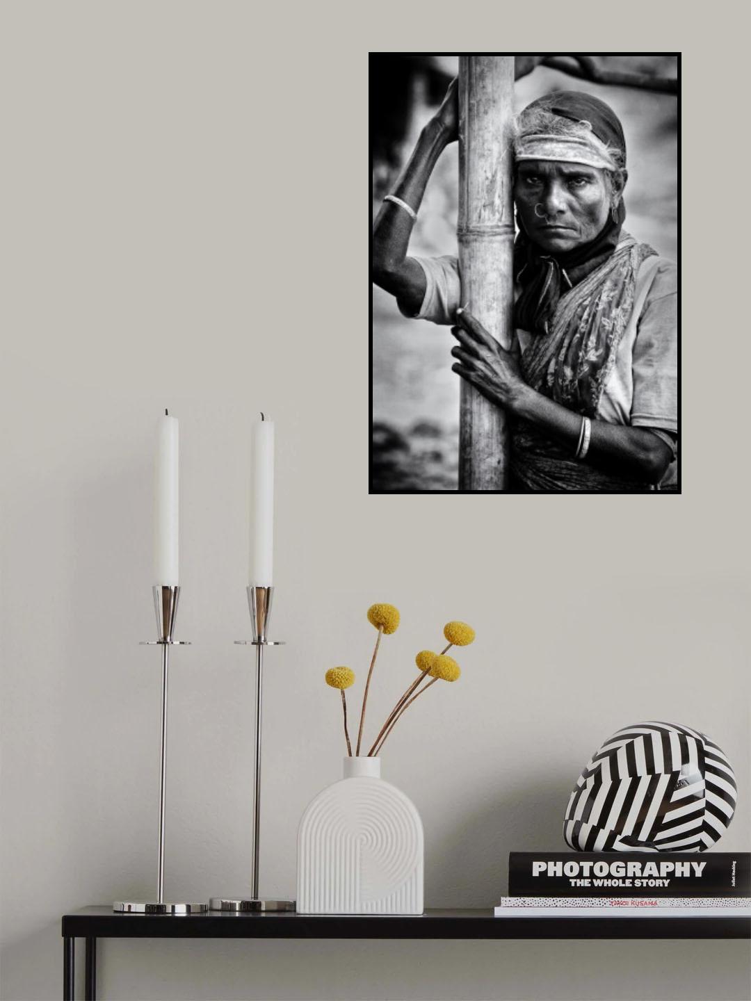 Poor woman from Bangladesh - 5144 Poster och Canvastavla