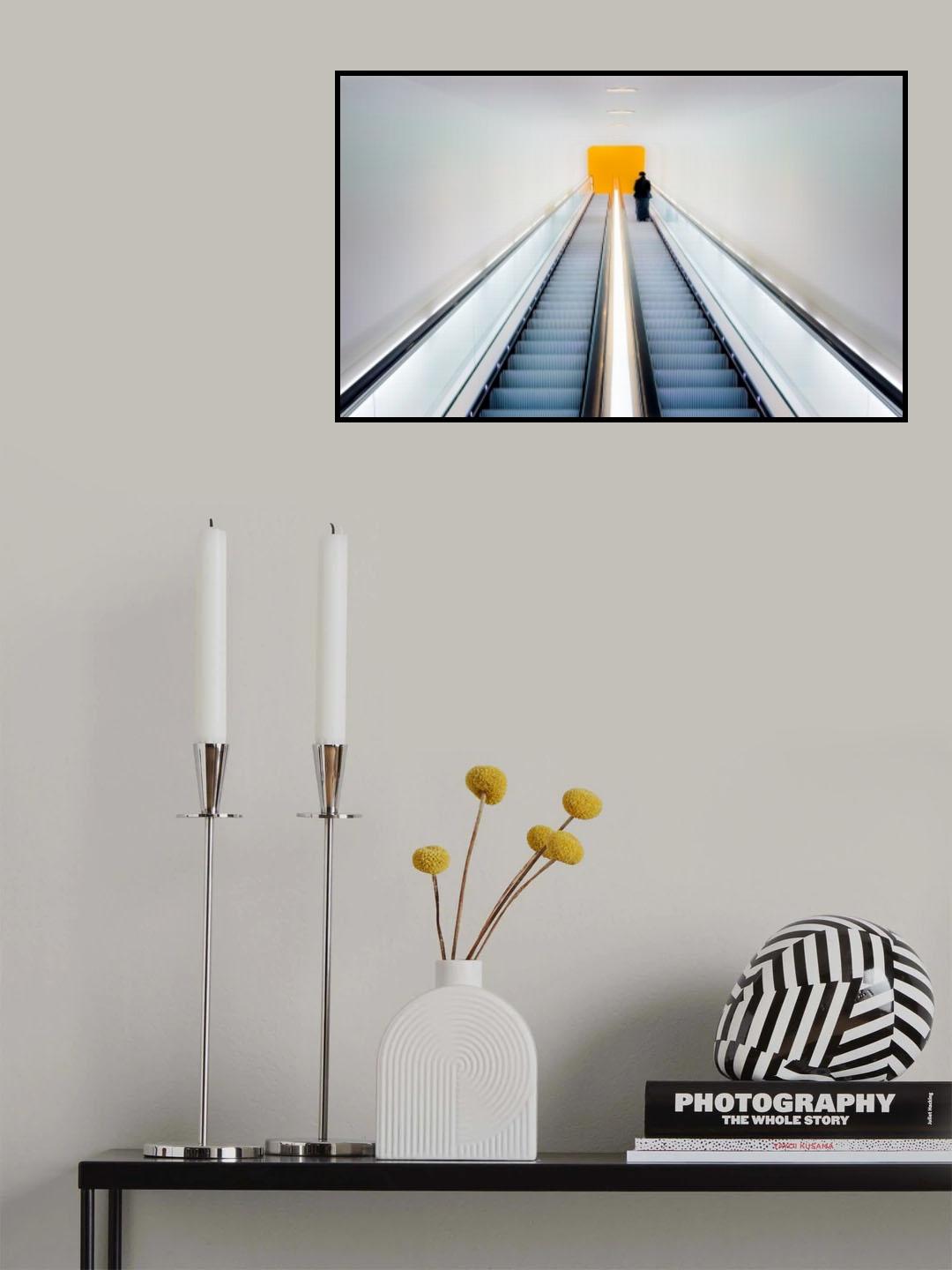 Who's Afraid of Black, Yellow and Grey Poster och Canvastavla