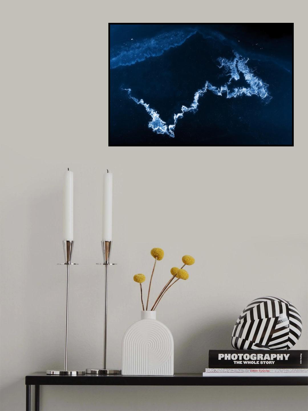 Ice crack Poster och Canvastavla