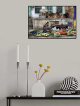 Two-tier market Poster och Canvastavla