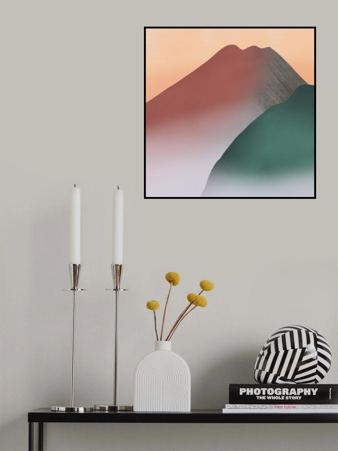 Volcanic Mountain Poster och Canvastavla
