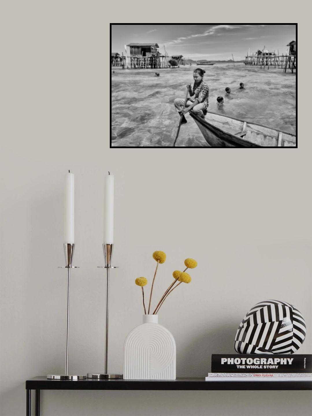 Life on the Water Poster och Canvastavla