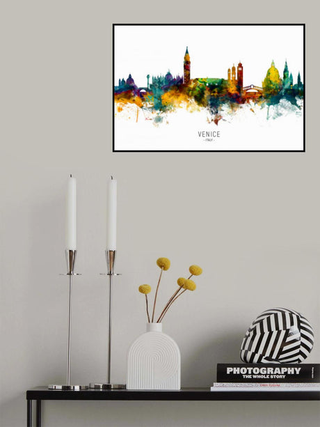 Venice Italy Skyline Poster och Canvastavla