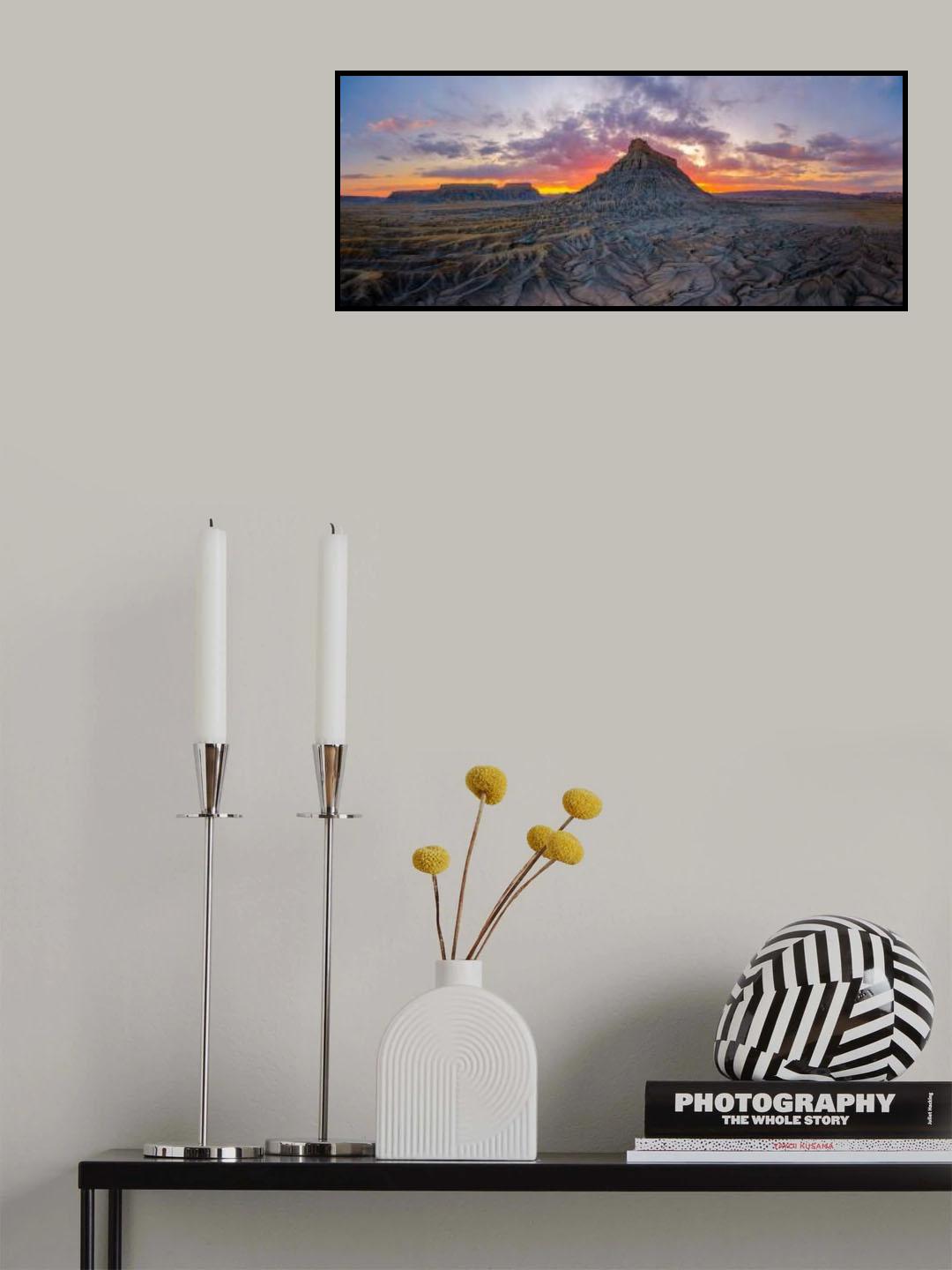 Factory Butte Poster och Canvastavla