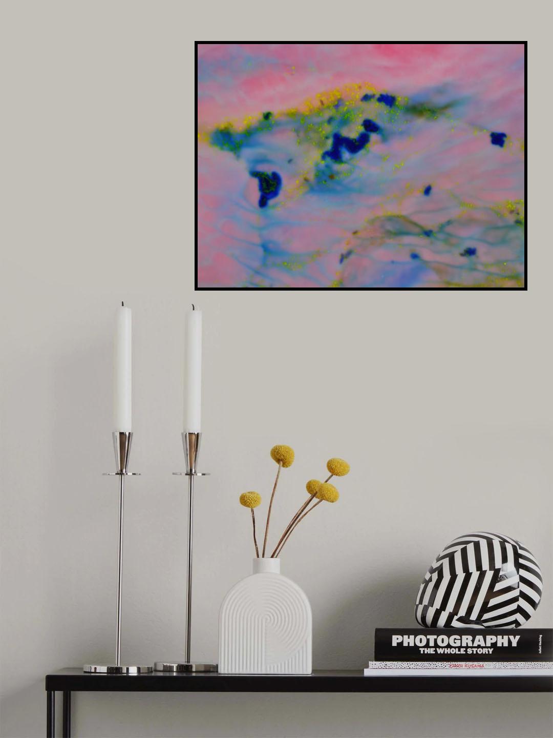abstract acrylic colors Poster och Canvastavla