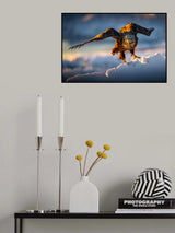 A Sea eagle on drift ice Poster och Canvastavla