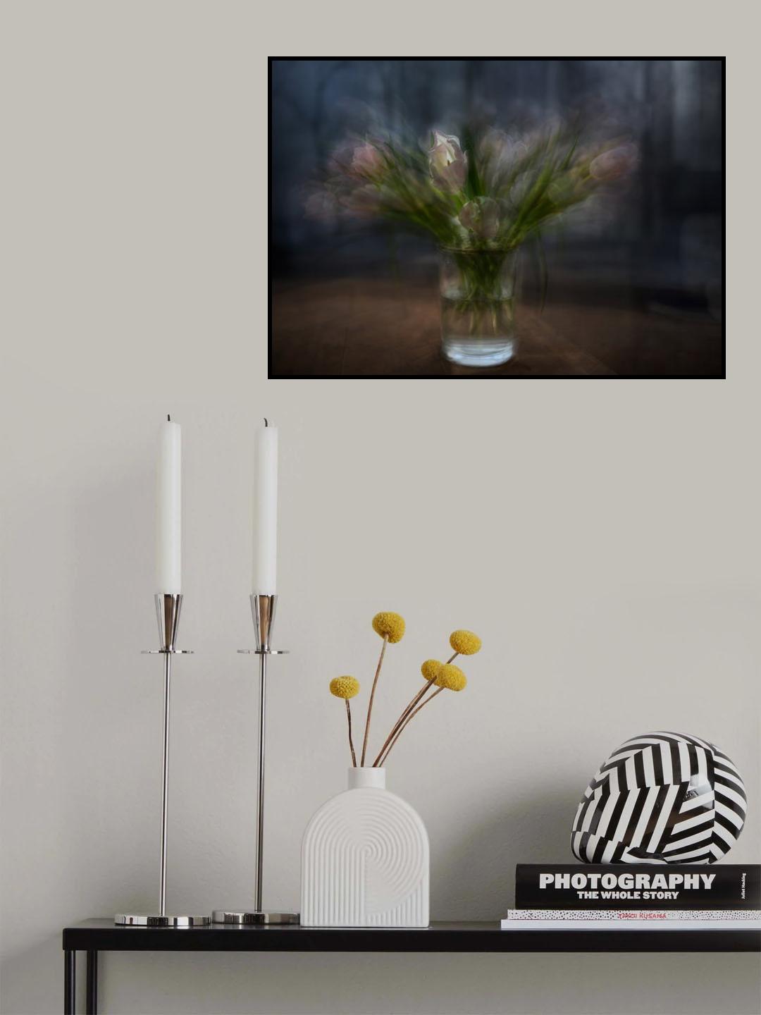 Pink tulips Poster och Canvastavla