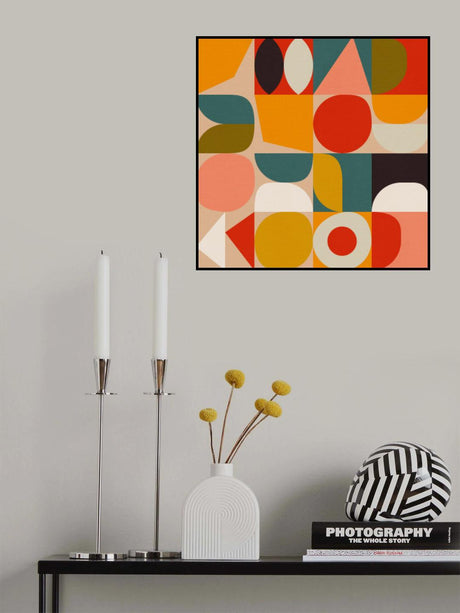 Bauhaus Modern Bold Poster och Canvastavla