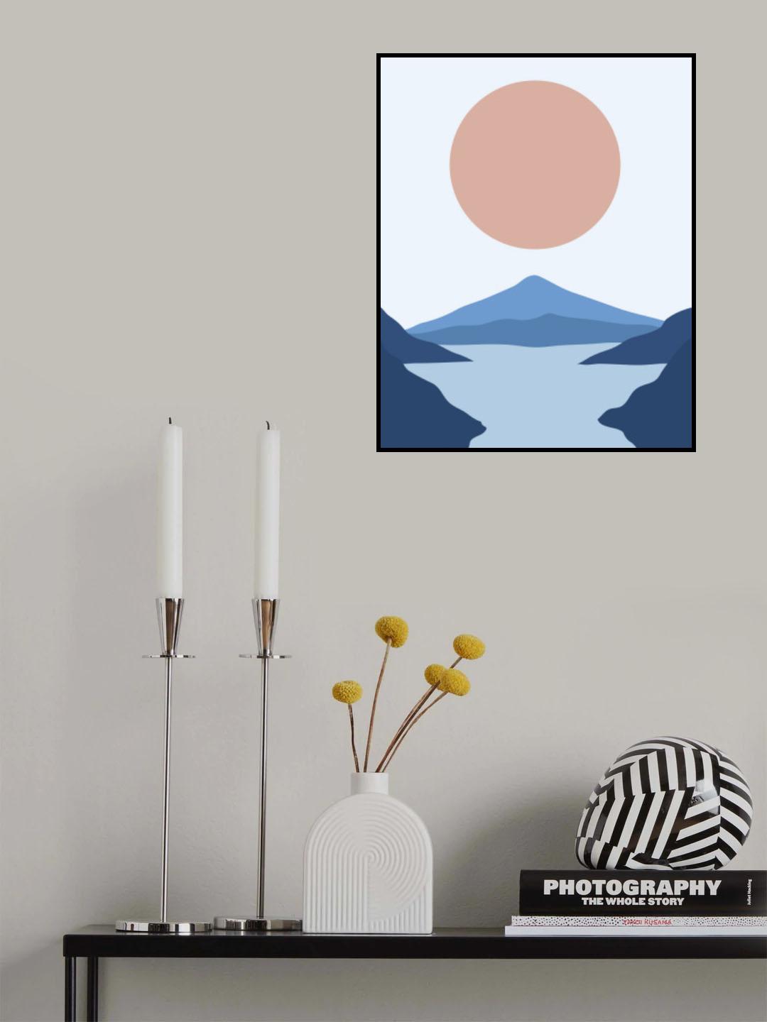 Valley Sun Poster och Canvastavla