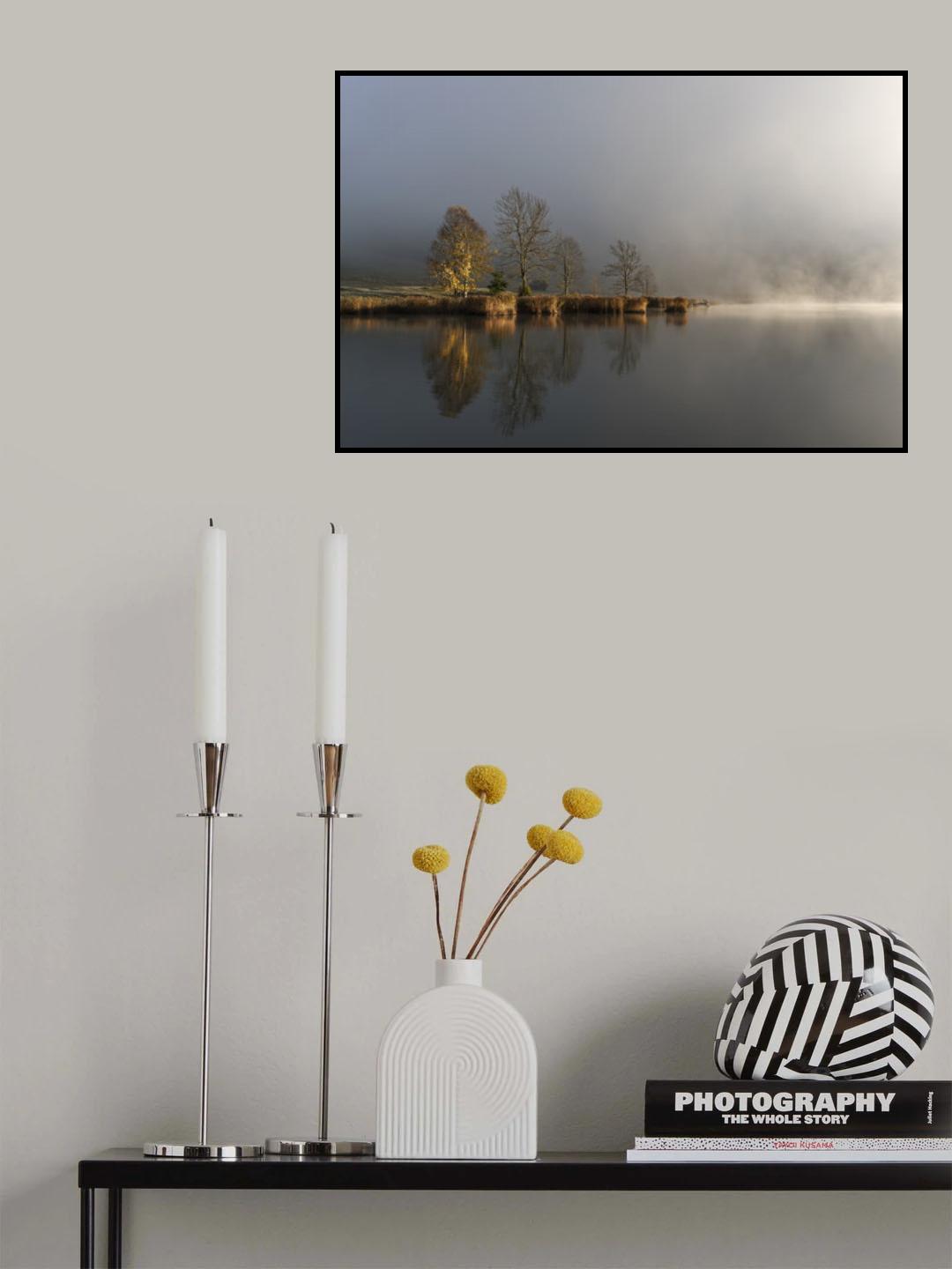 Foggy Morning Poster och Canvastavla