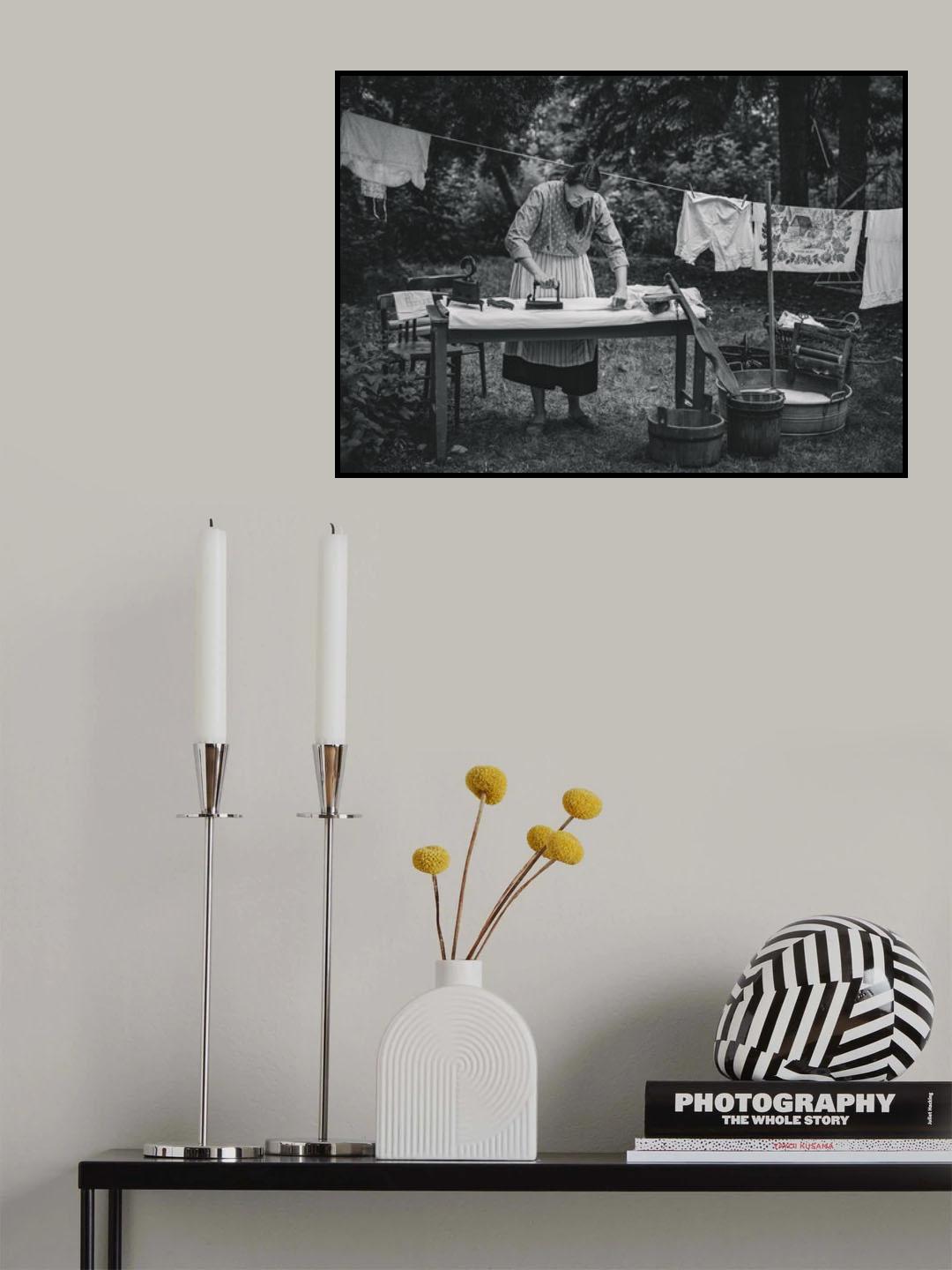 Rural life in the early twentieth century Poster och Canvastavla
