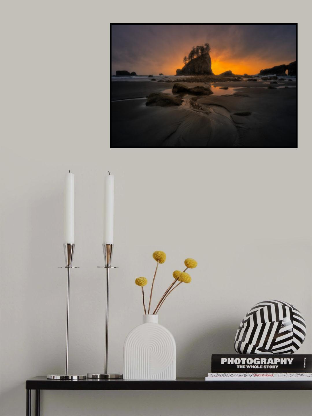 Sunset like a fire Poster och Canvastavla