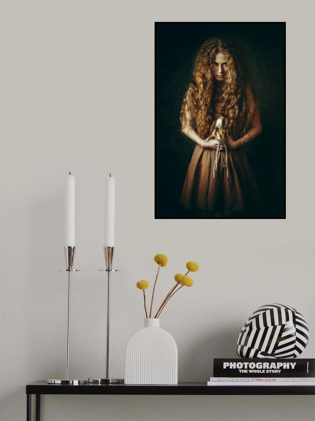 Redhead witch Poster och Canvastavla