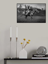 Spur On the Flying Horse Poster och Canvastavla