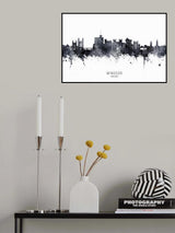 Windsor England Skyline Poster och Canvastavla
