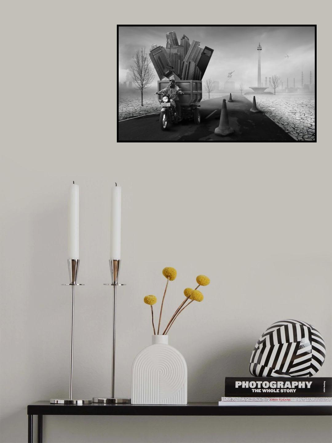 Moved Capital Poster och Canvastavla