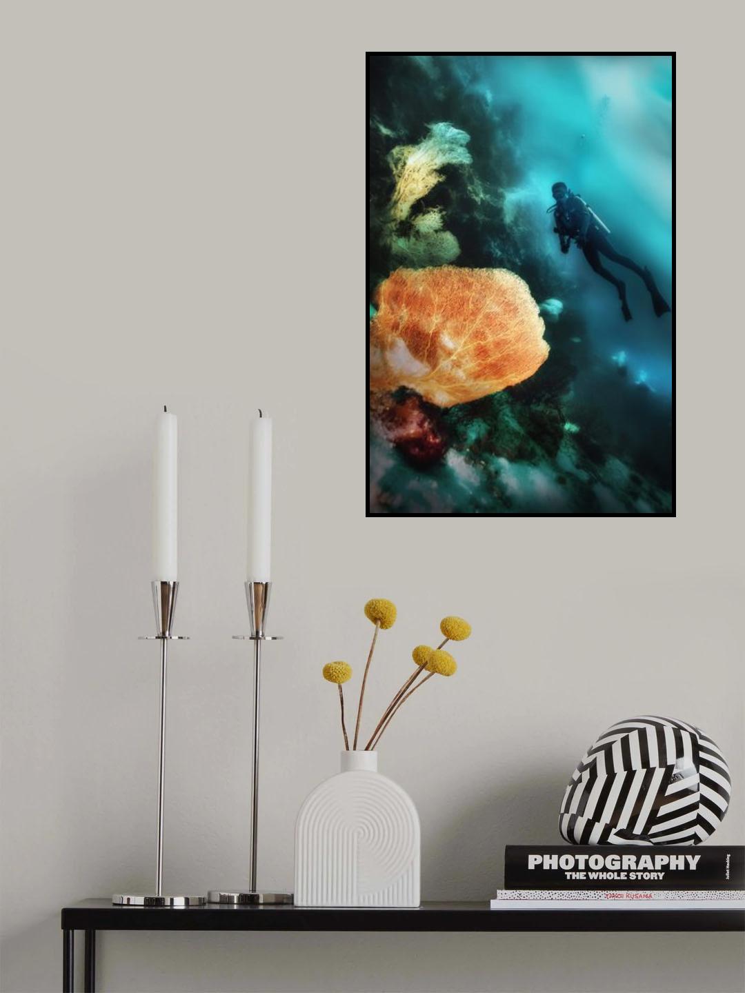 Underwater Beauty Poster och Canvastavla