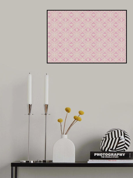 Pastel Symmetrical Pattern Poster och Canvastavla