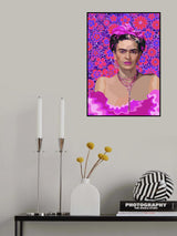 Frida in Purple Poster och Canvastavla