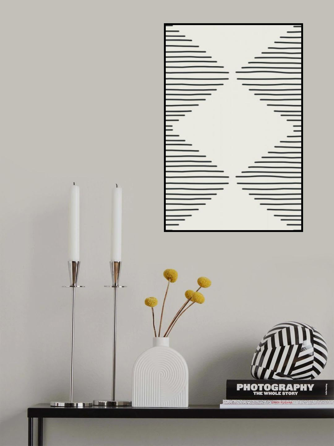 Minimal Line Design #2 Poster och Canvastavla