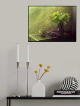 Still life with amber Flowers Poster och Canvastavla
