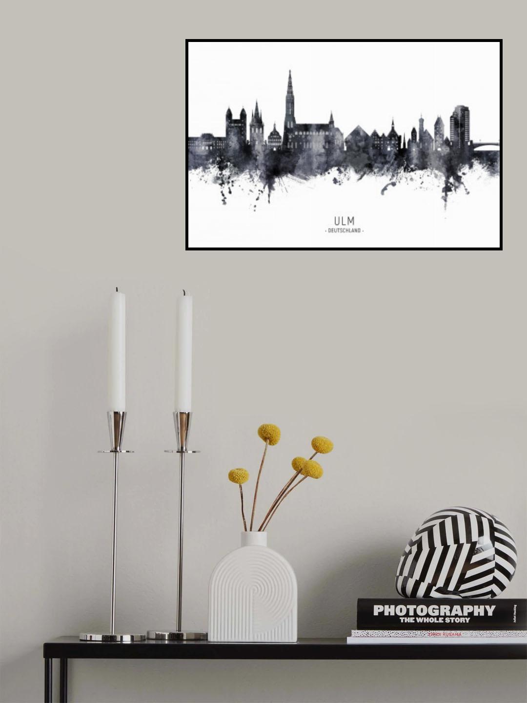Ulm Germany Skyline Poster och Canvastavla